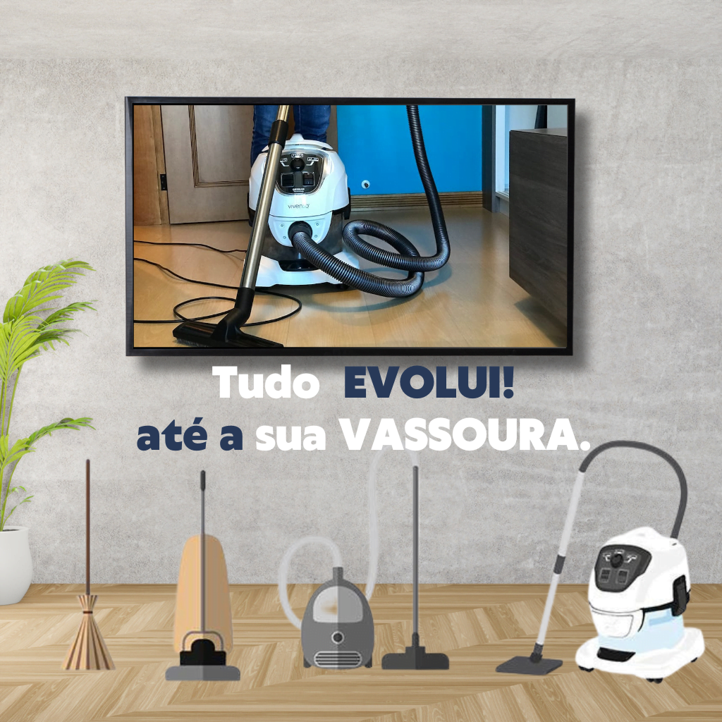 Se até a vassoura evoluiu! seu lar precisa de um Smartcleaner Vivenso.